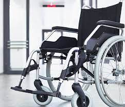 Fauteuil Roulant Pliable Léger de Transfert (Cadre en Acier Robuste), Chaise Handicapé, Adulte Acier, Transit