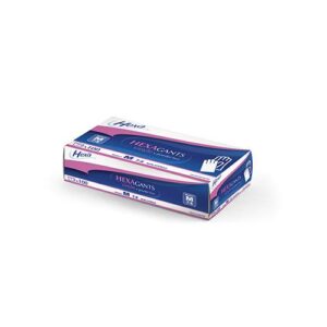 Gants d'examen vinyle non poudrés Hexa