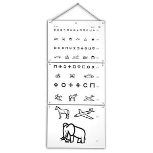 Echelle d'acuité visuelle pour enfants